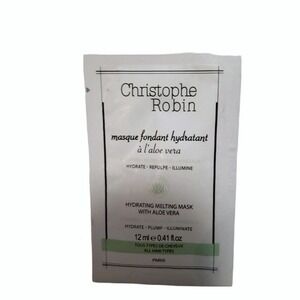 2 x Christophe Robin Hydrating Melting Hair Mask With Aloe Vera 0.41 fl.oz.